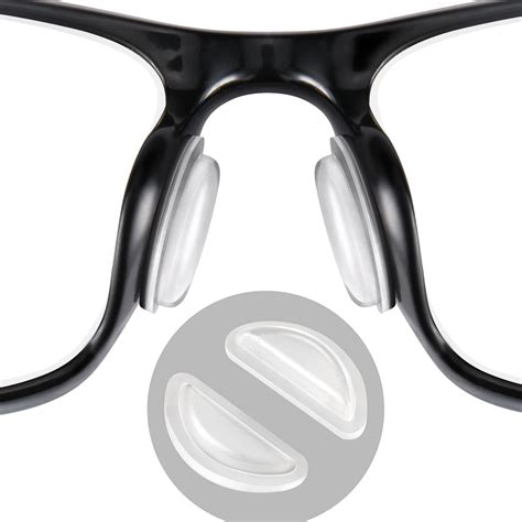 glasses nose protector|clear glasses with nose pads.